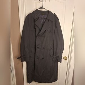 KUPPENHEIMER / Men's Classic Charcoal Trench Coat/ SIZE L 46